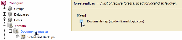 Screenshot showing replication disabled.