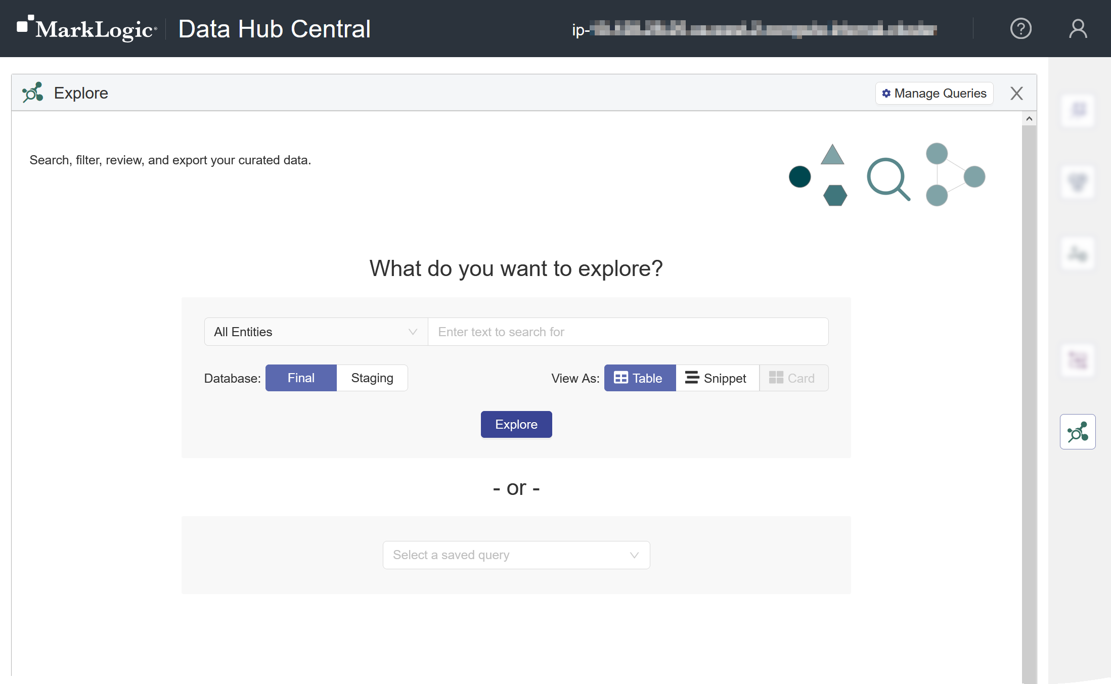 Hub Central - explore - portal